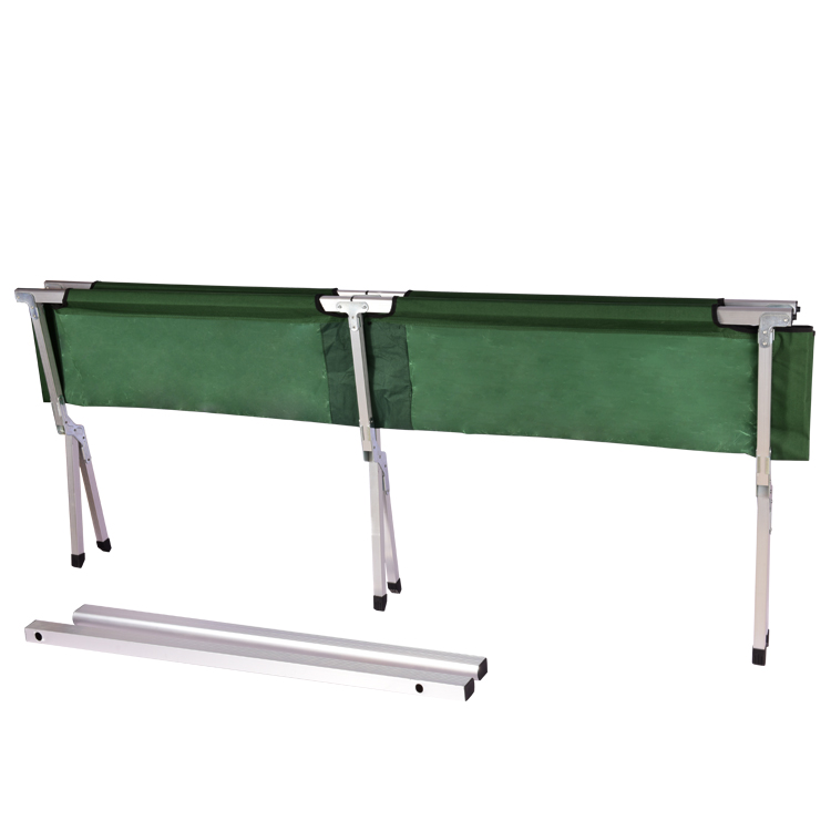 Металлическая складная кемпинговая кровать