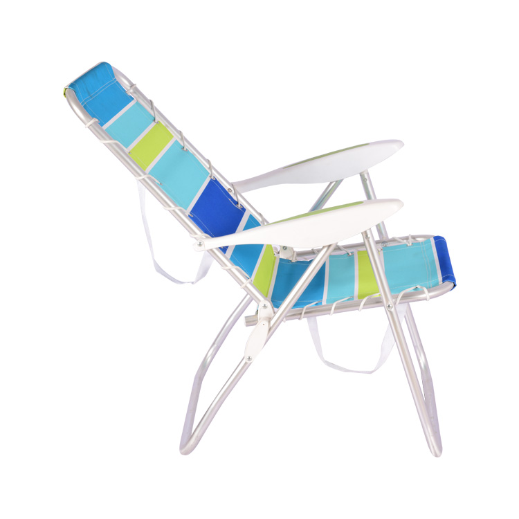 Уличное пляжное кресло для путешествий с регулируемой спинкой